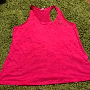 Pink athletic tank top, NWOT, Under Armor